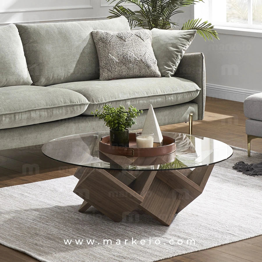 Table basse Ergonoma, meuble moderne au prix abordable pour salons