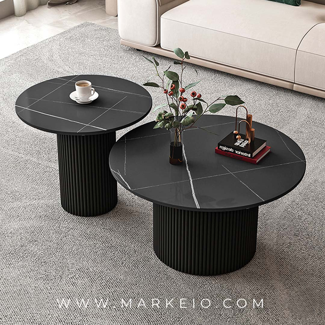Oleva Black - 2 tables basses