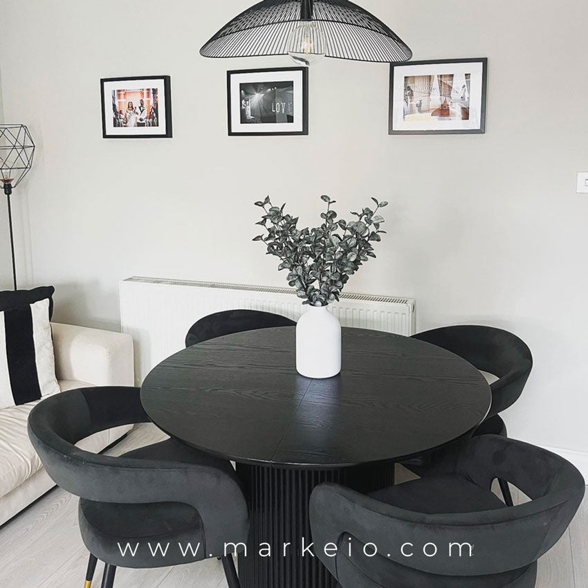 Olevano Arty Pack - Table à manger + 4 chaises