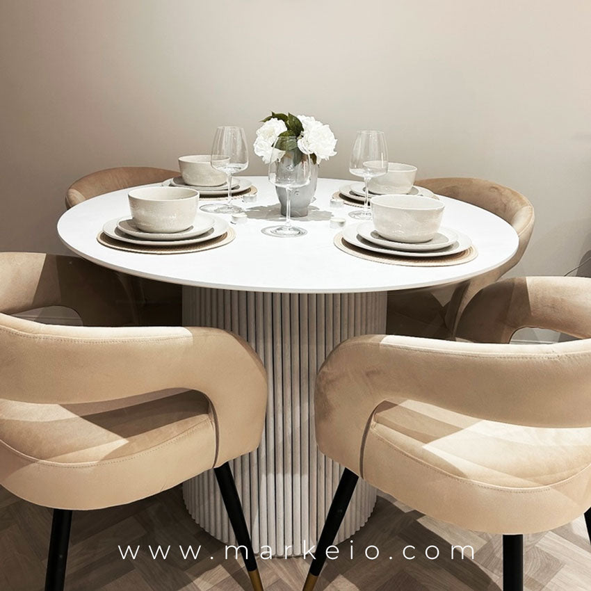 Olevano Arty Pack - Table à manger + 4 chaises