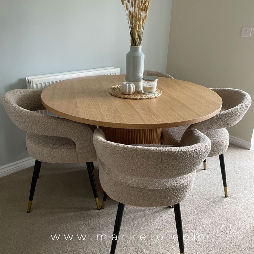 Olevano Arty Pack - Table à manger + 4 chaises