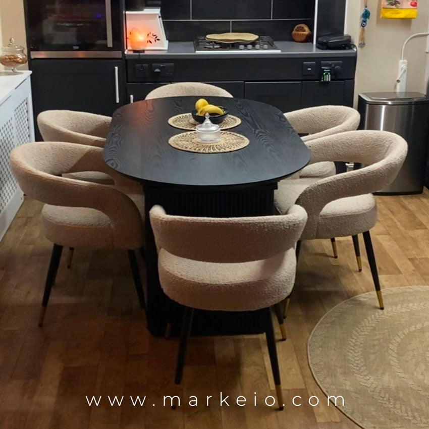 Olevano Arty Pack - Table à manger + 4 chaises