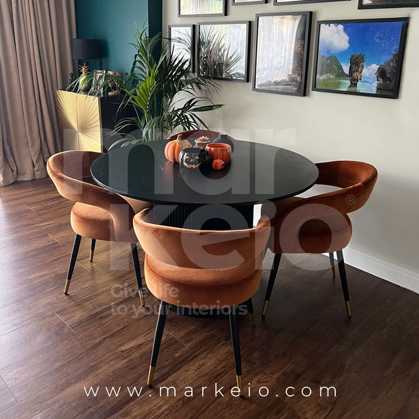 Olevano Arty Pack - Table à manger + 4 chaises