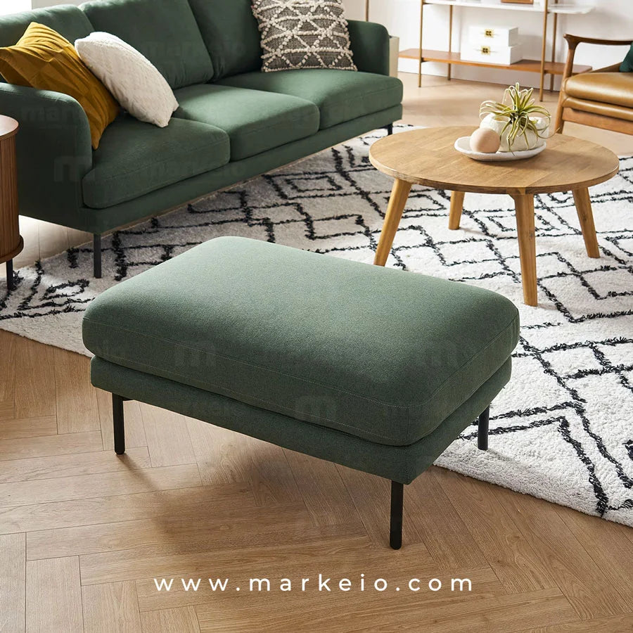 Arika - Fauteuil avec pouf
