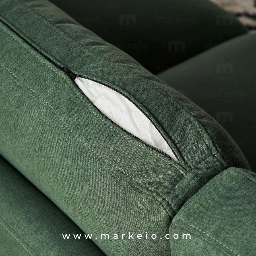 Arika - Fauteuil avec pouf