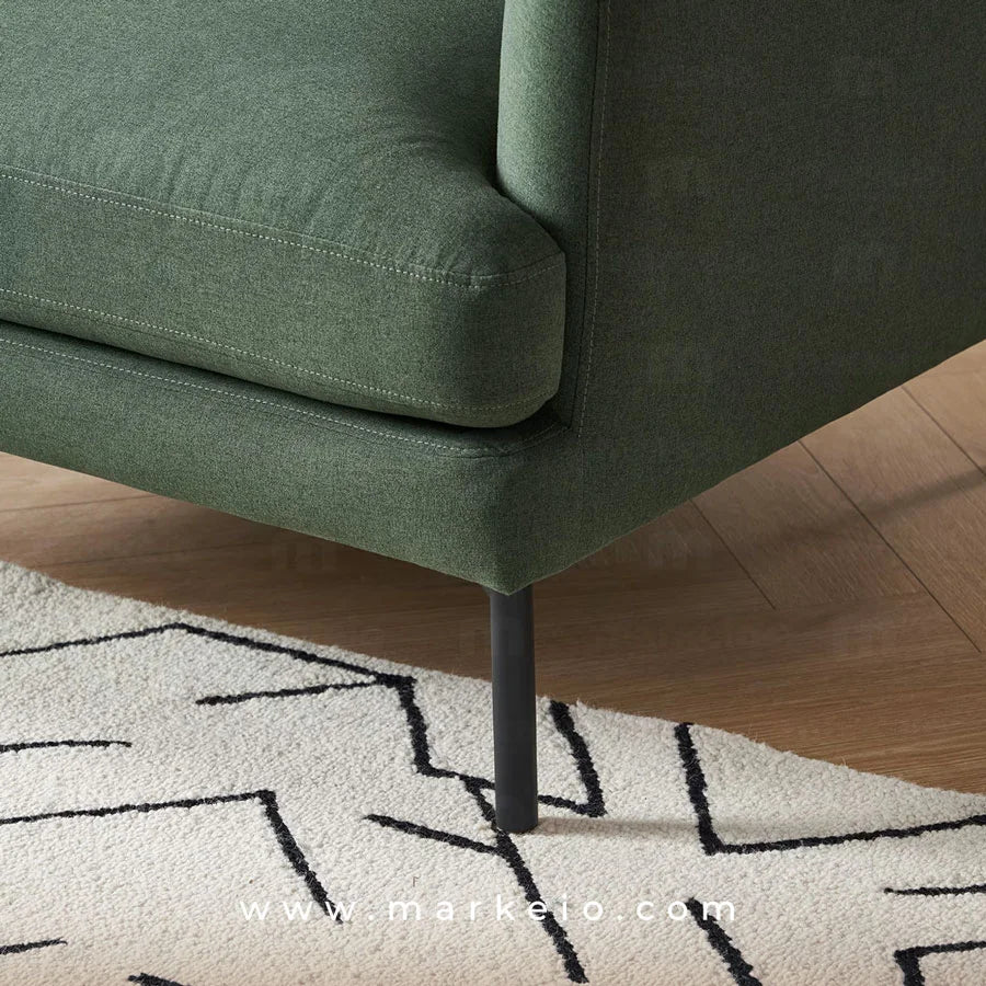 Arika - Fauteuil avec pouf