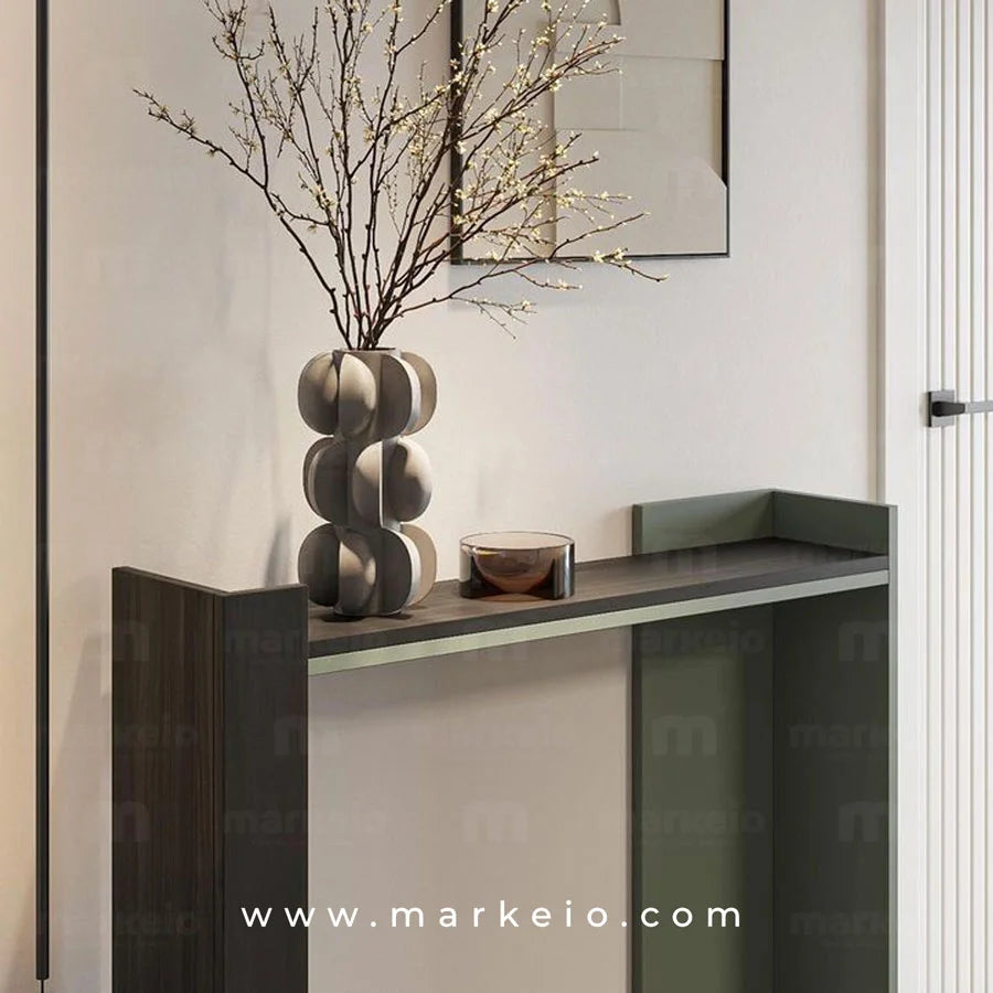 Console d'entrée Minima au design épuré et minimaliste par Markeio.