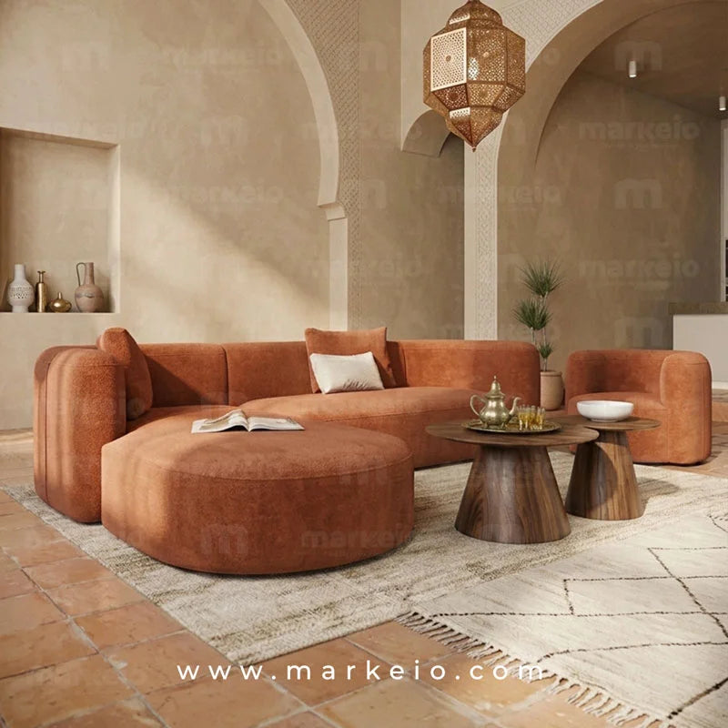 Ello Pack mobilier design aux courbes arrondies pour séjour contemporain
