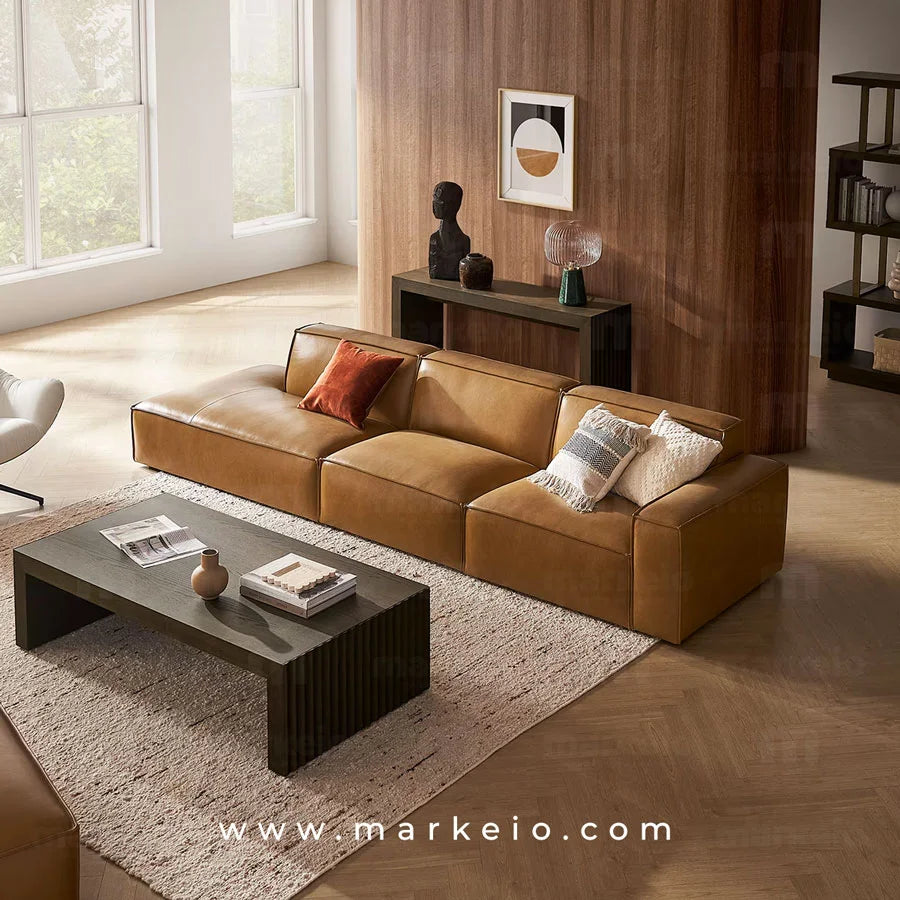 Fauteuil Divano utilisé en pièce de décoration moderne à Marrakech