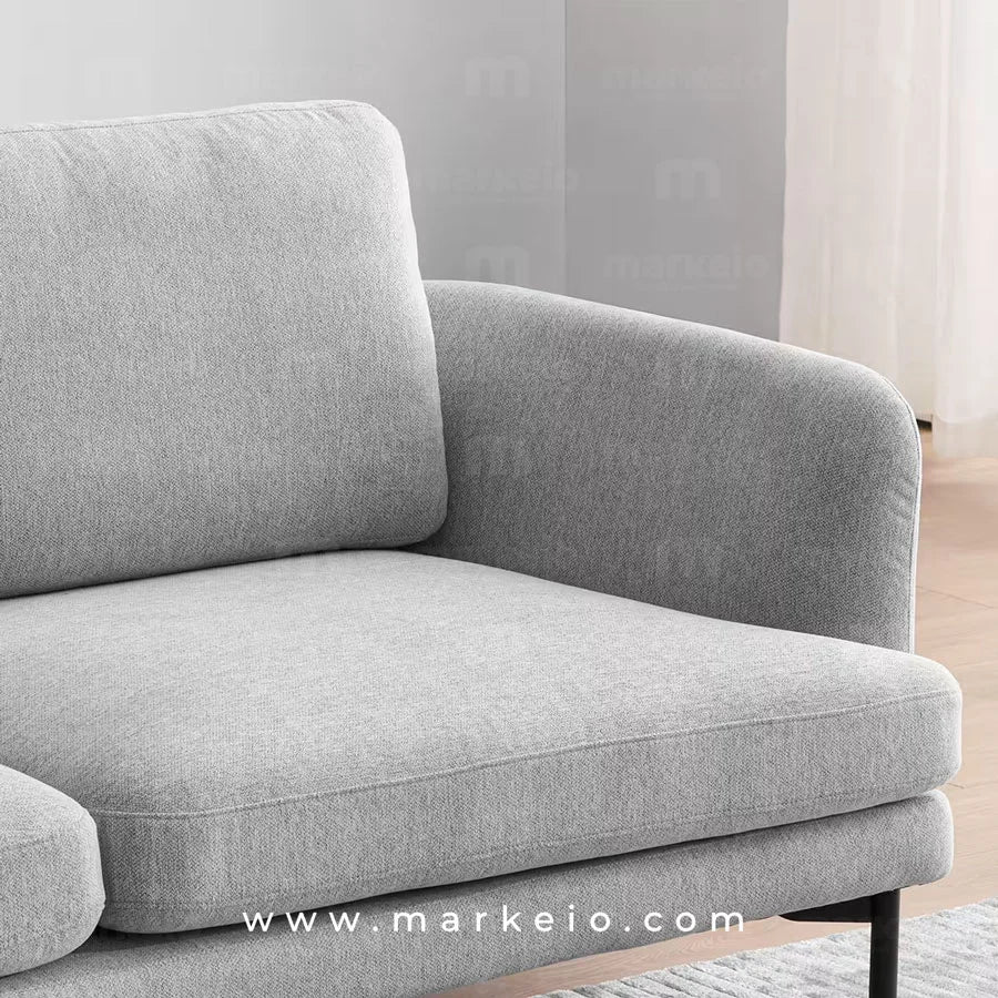 Arika gris clair - Canapé 2 places