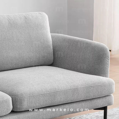 Arika gris clair - Canapé 2 places