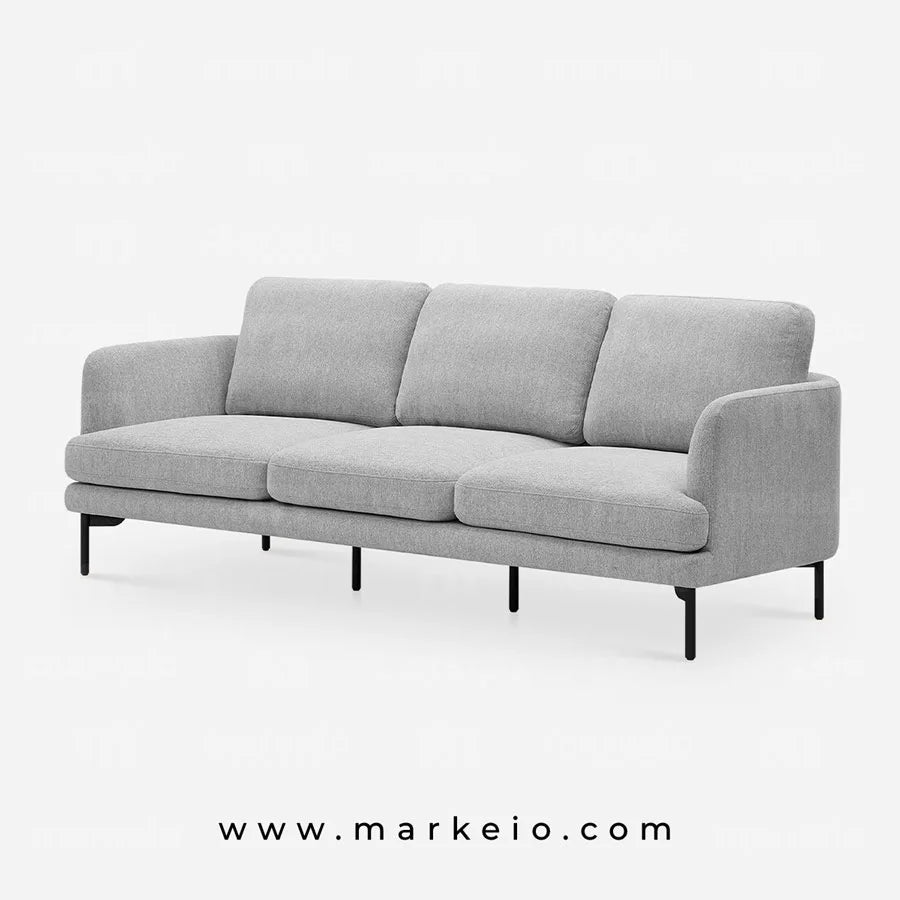 Arika gris clair - Canapé 3 places