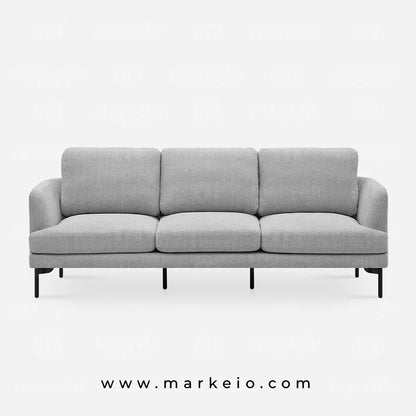 Arika gris clair - Canapé 3 places