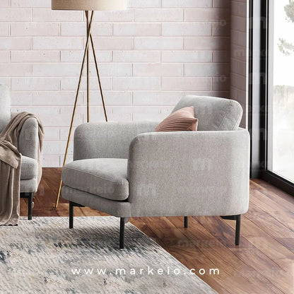 Arika gris clair - Fauteuil