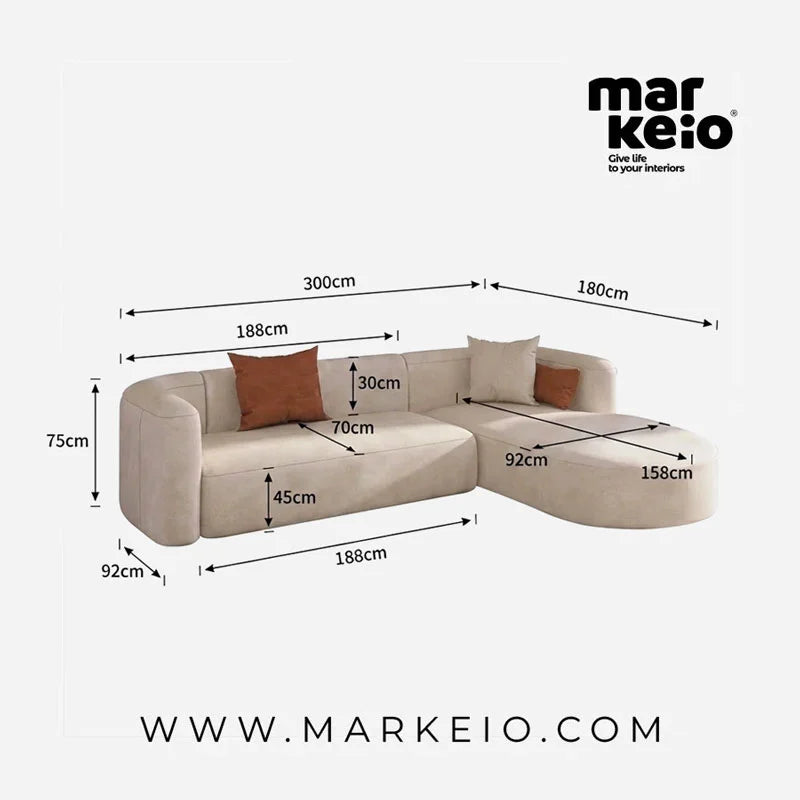 Ello Pack - Canapé d'angle + Fauteuil
