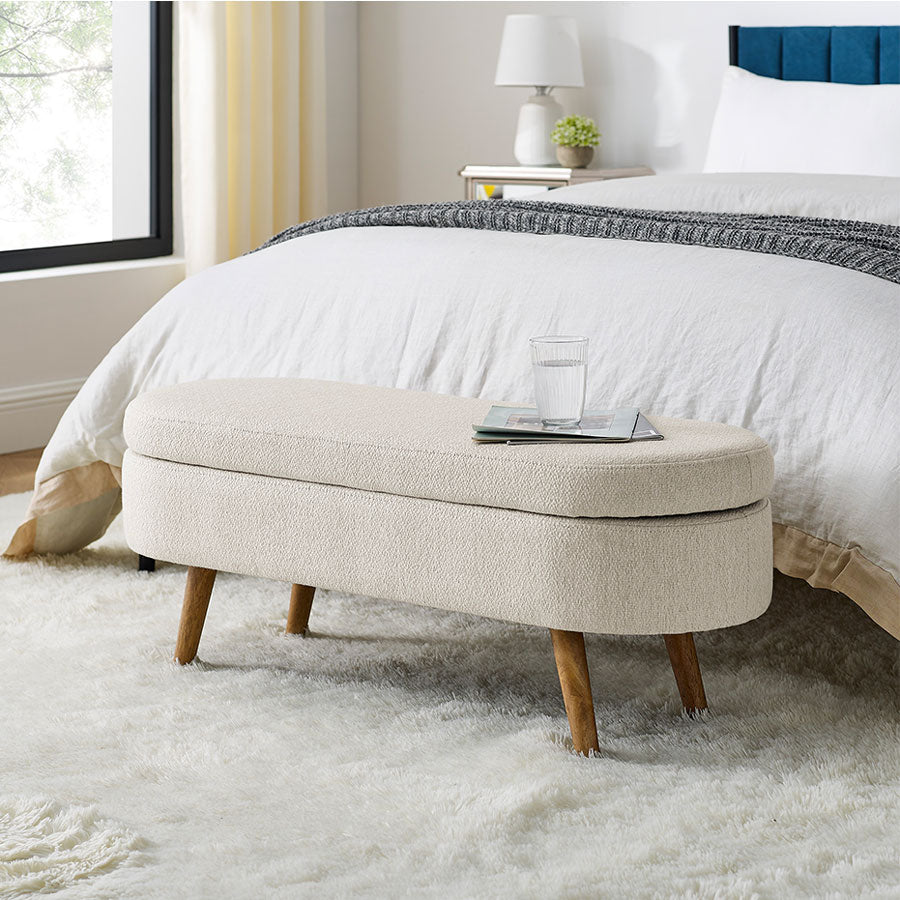 Markeio Ovale Banc de rangement Mobilier design Casablanca et Rabat