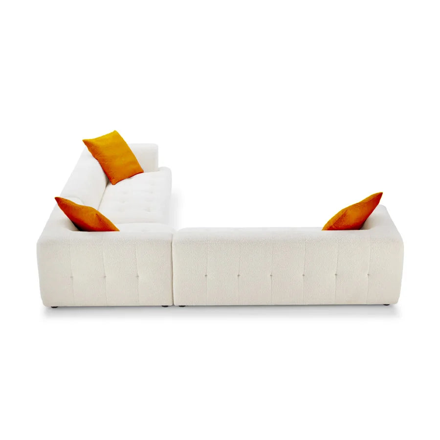 Shapy - Canapé d'angle large en forme de L