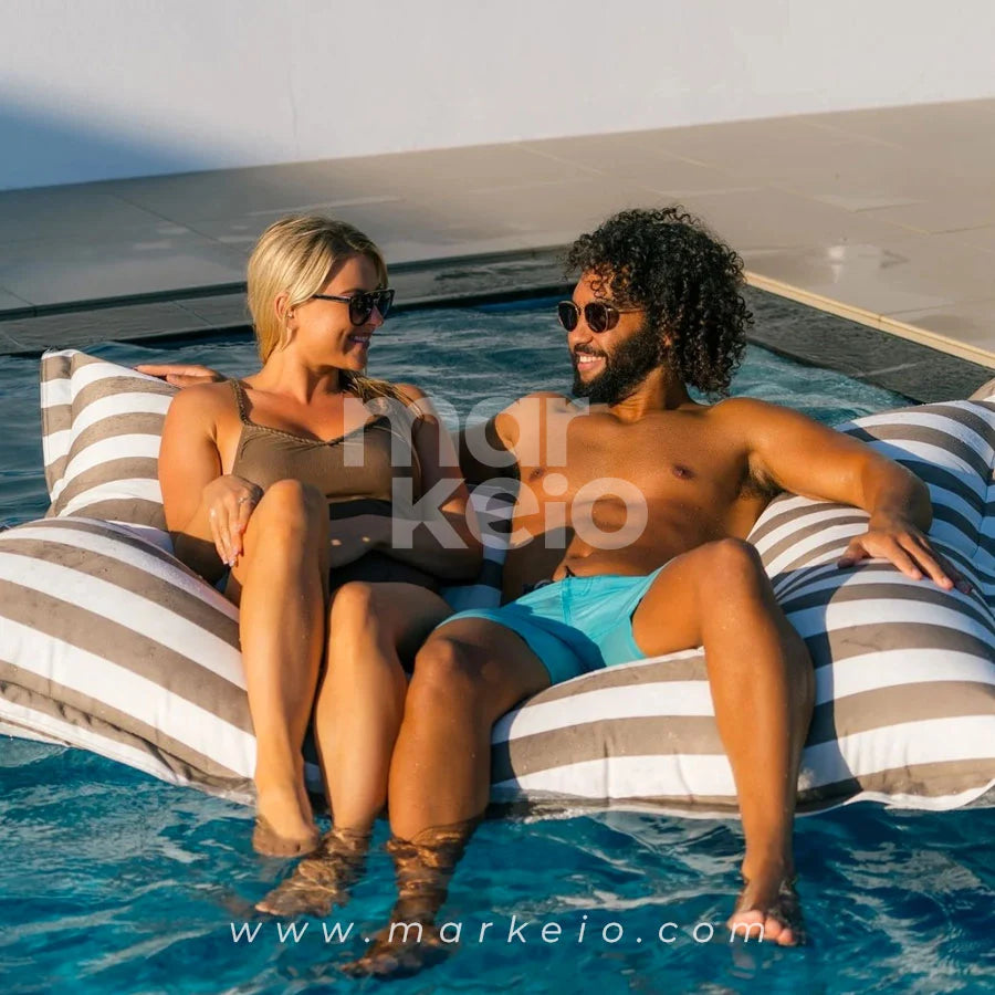 Stripy - Pouf piscine adulte