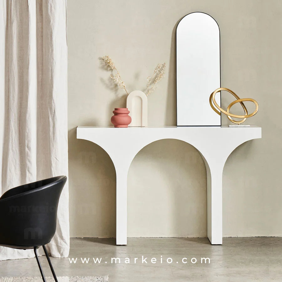 Arch – Console d’entrée blanche