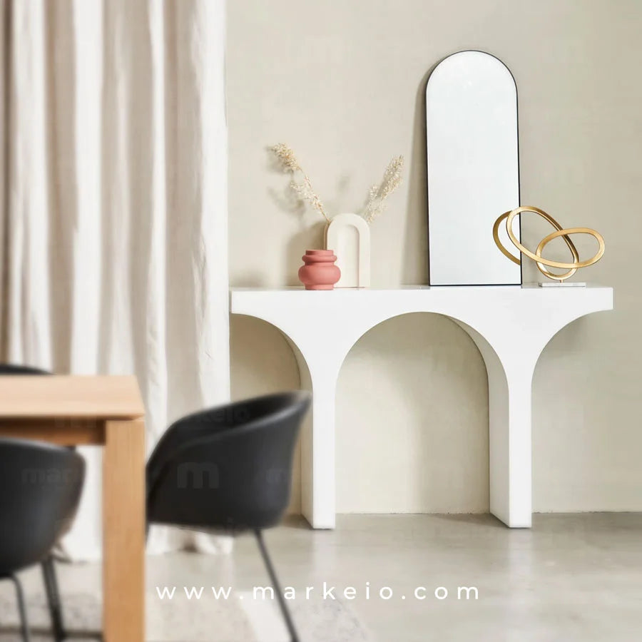 Arch – Console d’entrée blanche