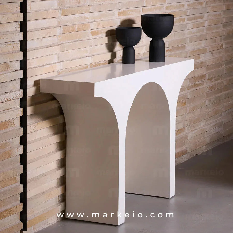 Arch – Console d’entrée blanche