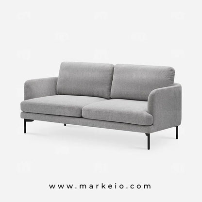 Arika gris clair - Canapé 2 places