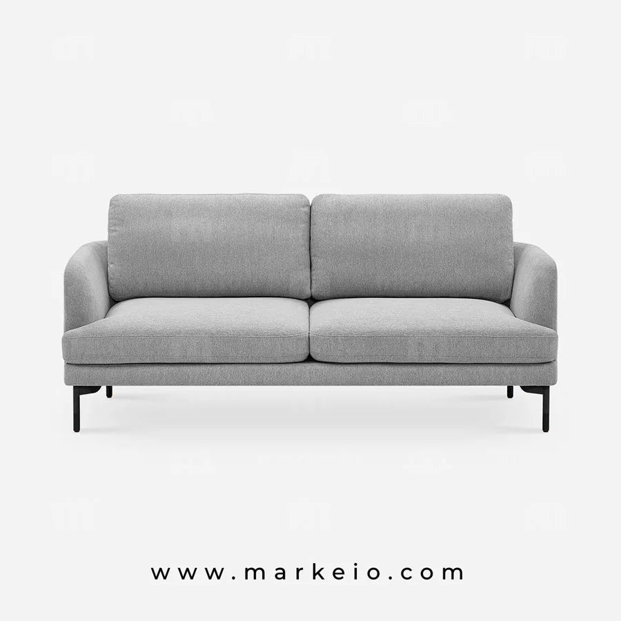 Arika gris clair - Canapé 2 places