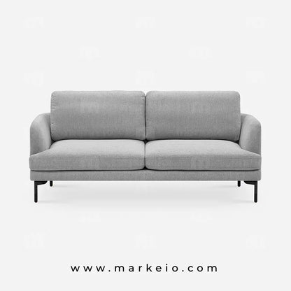 Arika gris clair - Canapé 2 places