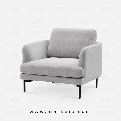 Arika gris clair - Fauteuil