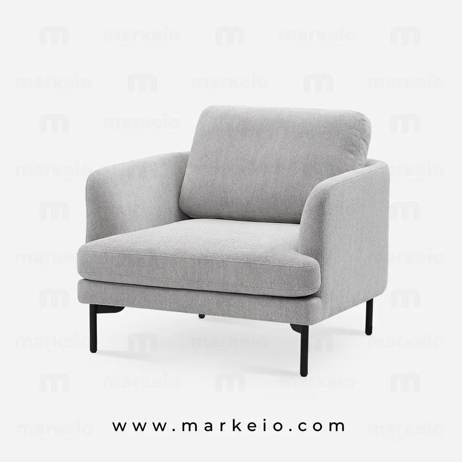 Arika gris clair - Fauteuil