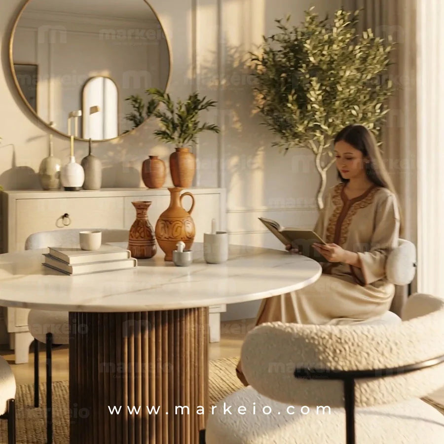 Table de salle à manger design pour 2 à 4 personnes au Maroc