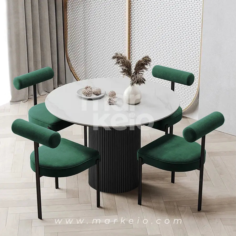 Olevano Elite Pack - Table à manger + 4 chaises