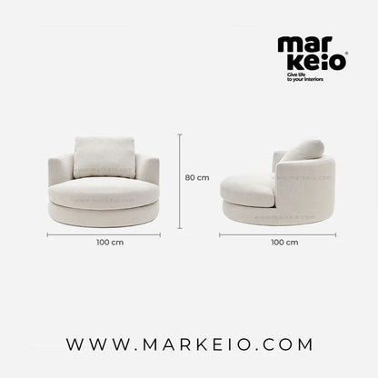 Perfecto - Fauteuil rond
