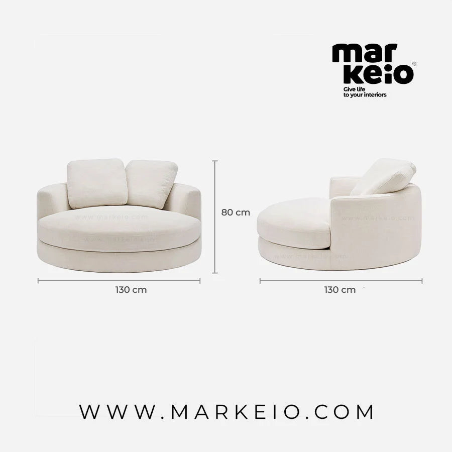 Perfecto - Fauteuil rond large