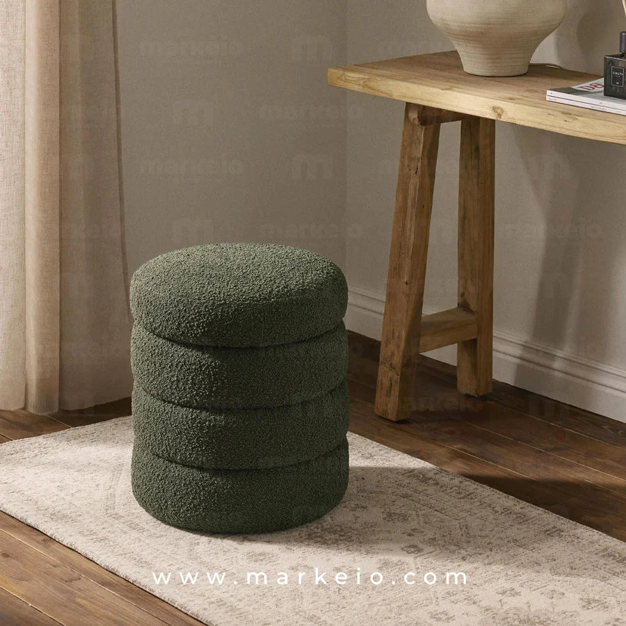 Tabouret avec coffre de rangement de la collection Lineo Mini.