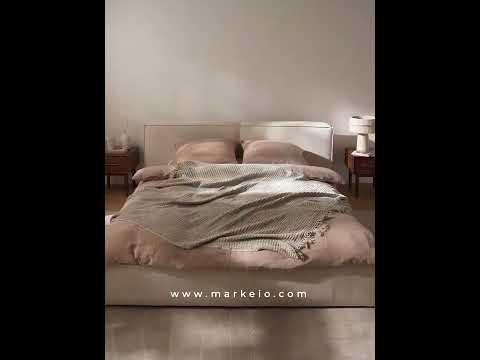 Lit coffre pour adulte Divano avec sommier relevable et rangement spacieux.