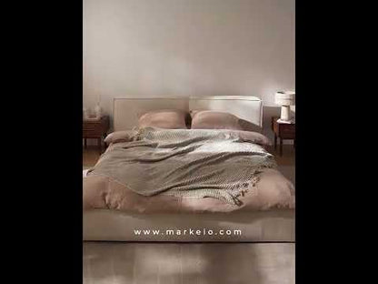 Lit coffre pour adulte Divano avec sommier relevable et rangement spacieux.