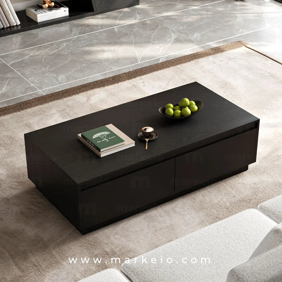 Recto - Table basse noir